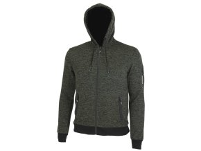 bennon olympos sweatshirt pohodlna panska mikina s kapuci tmave zelena xs