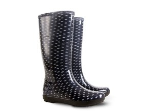 DEMAR HAWAI LADY PRINT 0076 V Dámske farebné čižmy biela bodka