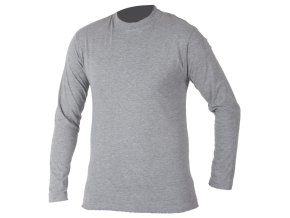 Tričko CUBA dlhý rukáv sivý melír