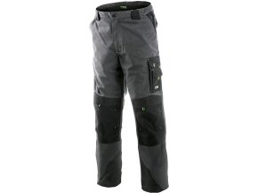 SIRIUS NIKOLAS pánske nohavice do pása šedo-zelenej