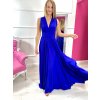 INFINITY dámske dlhé spoločenské šaty na viazanie - Král.modré
