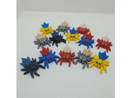 Pavouček Krystalový - barevný