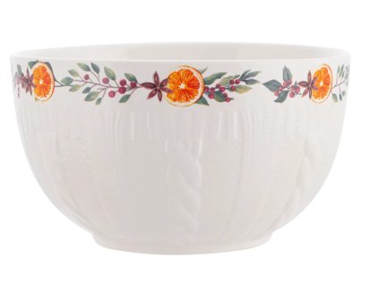17979 porcelanova miska bila 14 cm winter tea