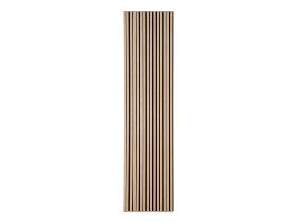 Akustický panel, dřevěná dýha, 240x60 cm (Barva Hnědá)