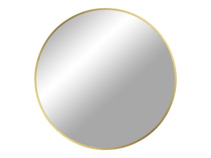 Zlaté kulaté zrcadlo, hliník, ø60/80 cm, Madrid (Průměr [cm] 80.0)
