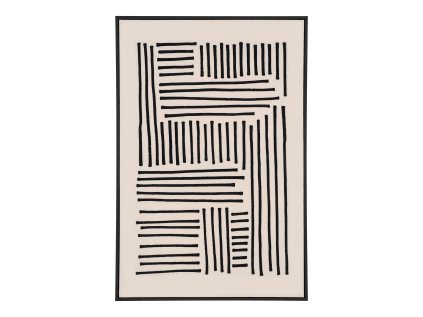 20859 20859 20859 obraz na platne abstraktni cerna bezova c 1 100x140 cm lipari