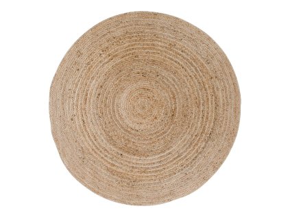 Kulatý ručné tkaný koberec, jutový, přírodní ø90/120/150/180 cm, Bombay (Průměr [cm] 120.0)