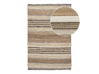 21069 21069 21069 21069 21069 koberec rucne tkana hneda prirodni 60x90 cm morena