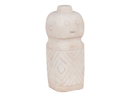 21477 21477 21477 21477 dekorace cementova bezova 6 5x6 5x15 cm