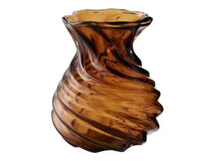 21522 21522 21522 21522 21522 vaza rucne foukane sklo kourove hneda 16x18 5 cm