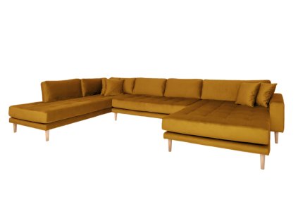 21831 2 horcicove zluta pohovka ve tvaru u samet 370 cm lido