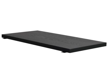 Prodlužovací deska k jídelnímu stolu, 50x100 cm, černý dub, Winnipeg