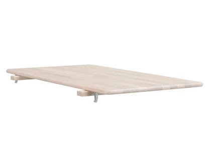 Přídavná deska k jídelnímu stolu, bílý dub, 90x50 cm, Tyler