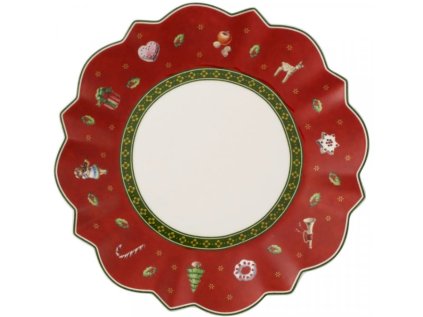 30915 pecivovy talir cerveny 17 cm toy s delight