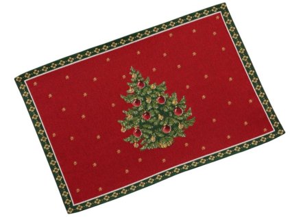 Vánoční prostírání, červená, 48×32 cm, Toy’s Delight