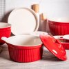 18984 6 keramicke zapekaci nadobi s vikem cervena 2 2 l red chilli
