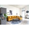 Pohovka pravý roh se 4 polštáři, zelená, modrá, žlutá, 290 cm, Lido