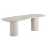 Jídelní stůl, světle šedý, 96x 240 cm, Maranola