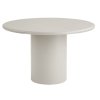 Kulatý jídelní stůl, pískový, ø120x75 cm, Nagano