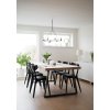 Jídelní židle z masivního dubu, Ami (Barva Bílá; Černá)