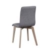 Čalouněné jídelní židle, dub, Gracy (Barva Tmavě šedá; Bílá)