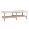 120902 b Orwel coffee table beige travertine whitepigm. oak