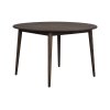 121207 b Tyler diningtable round darkbrown oak