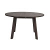 121144 a Glenside round diningtable 130 darkbrown oak