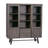 108545 a Brooklyn highboard morkbrun ek