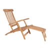 Polohovatelné dřevěné lehátko, 150 cm, Arrecife