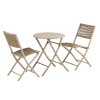 Zahradní skládací set, béžový, Arcas