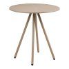 Bistro stůl, polypropylen/ocel, taupe Ø70x73,5 cm, Barletta