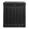 House Nordic Zahradní box, černý, 76 l, Sobra
