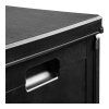 House Nordic Zahradní box, černý, 76 l, Sobra
