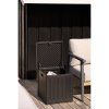 House Nordic Zahradní box, černý, 76 l, Sobra