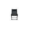 Zahradní lehátko Seville Foldable Relax, černá, ocel a polyester, 84 × 89 × 63 cm, 2 ks