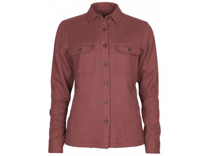 Dámská flanelová košile Pinewood Värnamo - Rusty Pink