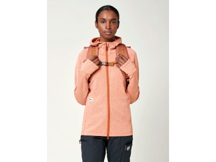 womens drifter merino hoodie orange w 3