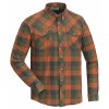 Pánská flanelová košile Pinewood Lumbo - Terracotta