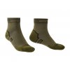 100% voděodolné ponožky Bridgedale Storm LW Ankle - Khaki