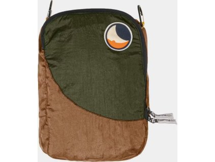 Obal Ticket To The Moon Travel Cube M - Brown/Army green