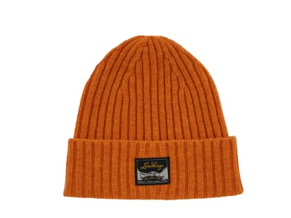 Pletená vlněná čepice Lundhags Knak Wool - Burnt Orange