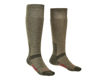 Extra teplé podkolenky Bridgedale Explorer HW MP - Olive