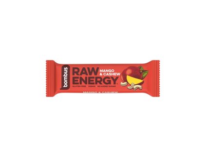 RAW Energetická tyčinka Bombus MANGO CASHEW