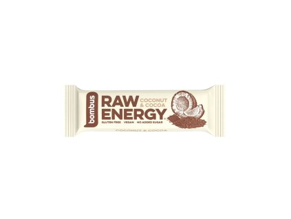 RAW Energetická tyčinka Bombus COCONUT COCOA