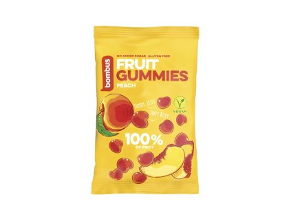 Ovocké gumové bonbony Bombus Broskev, Peach
