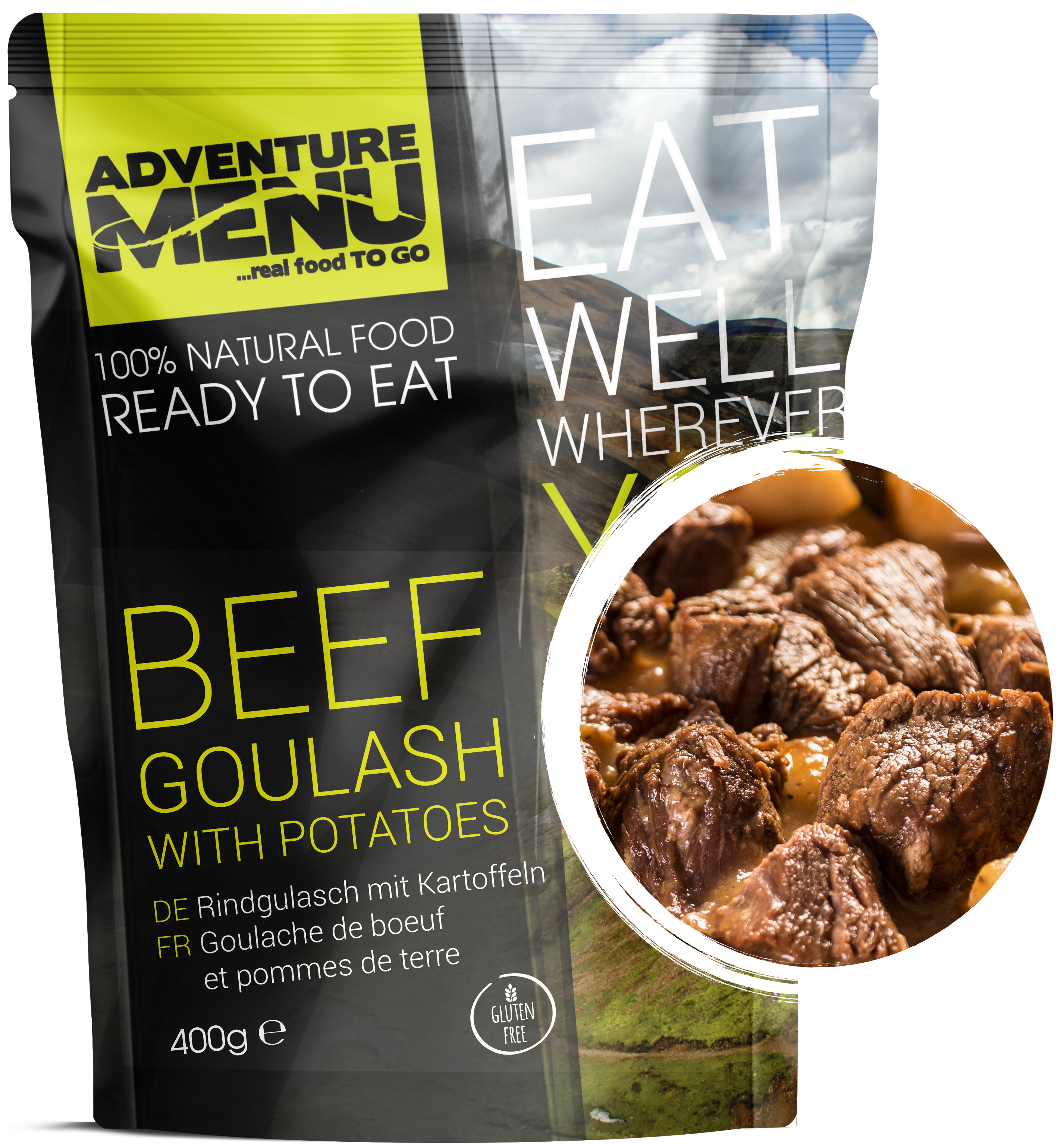 AdventureMENU Hovězí guláš s bramborem 400g