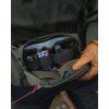 Savotta kukkaro belt bag green elastic loops inside