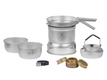 Souprava na vaření Trangia 27-2 UL s konvičkou (varianta Lihový hořák)