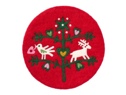 plstena podlozka christmas tree d20